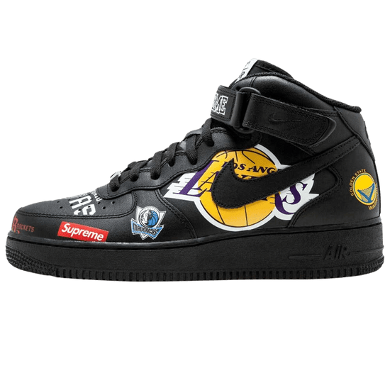 Supreme x NBA x Air Force 1 Mid 07 'Black'