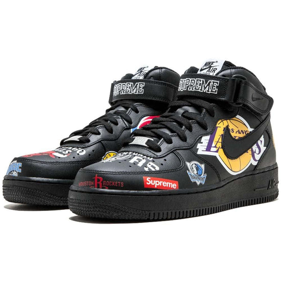 Supreme x NBA x Air Force 1 Mid 07 'Black'
