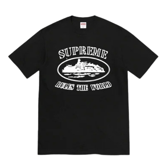 Supreme Corteiz Rules The World Tee Black