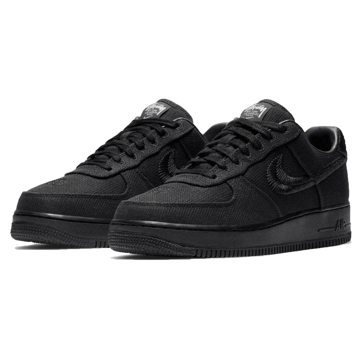 Stussy x Nike Air Force 1 Low 'Triple Black'