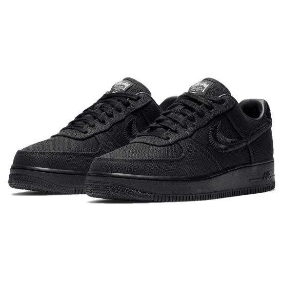 Stussy x Nike Air Force 1 Low 'Triple Black'