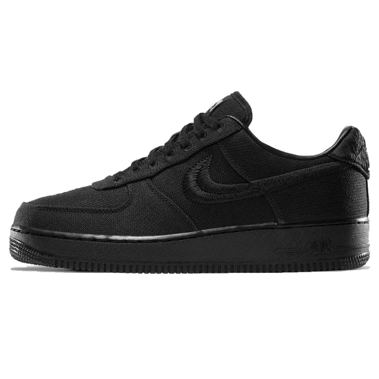 Stussy x Nike Air Force 1 Low 'Triple Black'