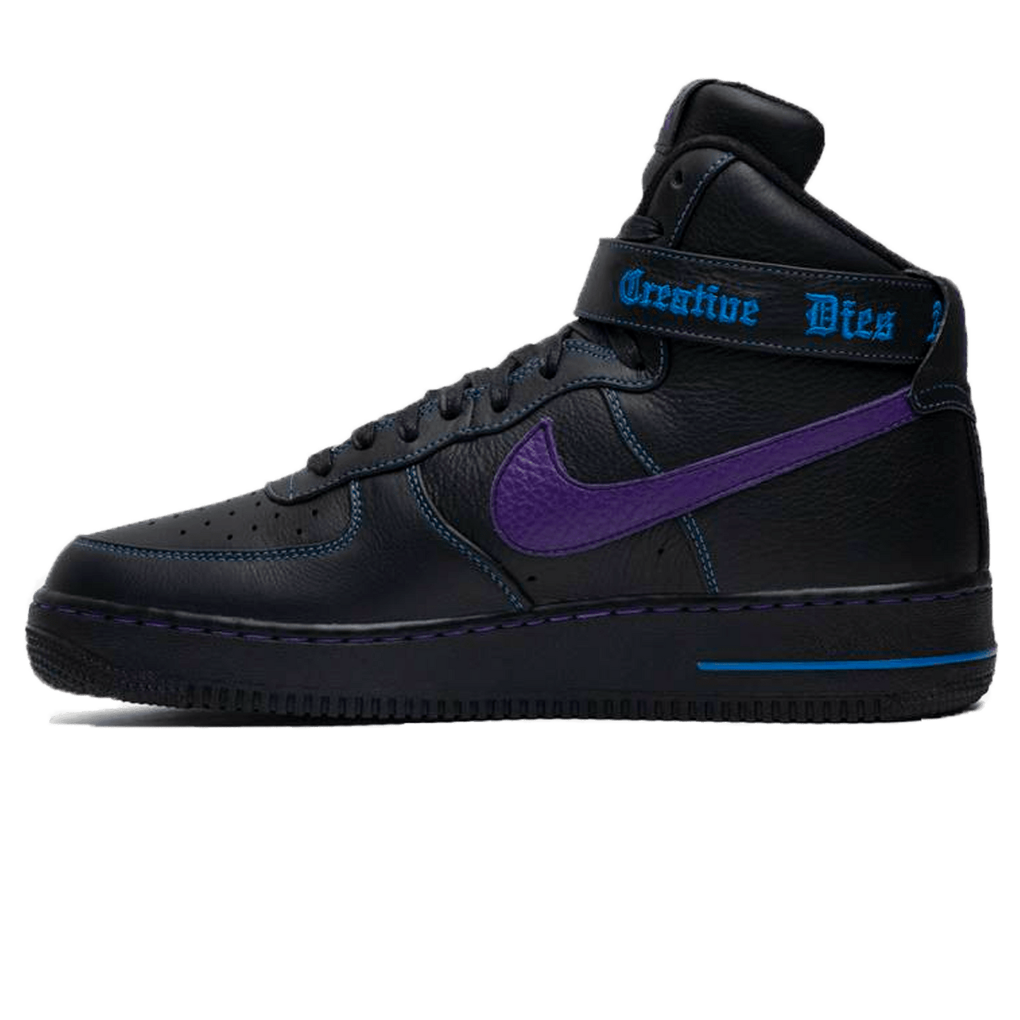 Vlone x Air Force 1 High 'Purple Swoosh' Sample