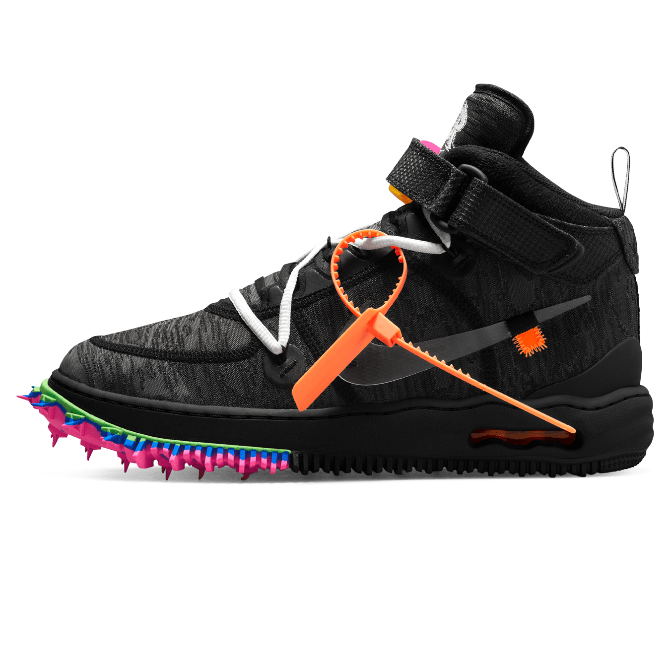 Off-White x Nike Air Force 1 Mid 'Black'